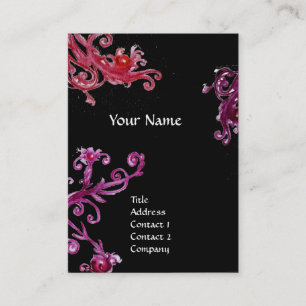 MAGIC SWIRL MONOGRAM topaz Business Card