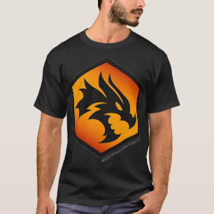 Magic The Gathering D&D Dragon Hexagon Pocket Logo T-Shirt