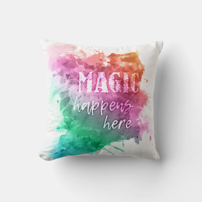 “Magic” throw pillows (Front)