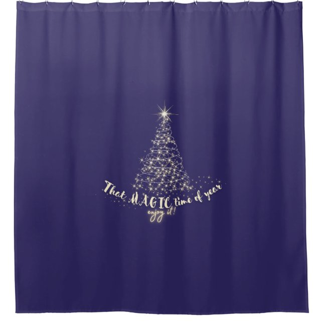 Magic Time Shower Curtain (Front)