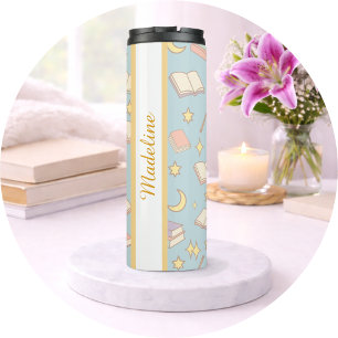 Magic Times Thermal Tumbler Girly Pastel Blue