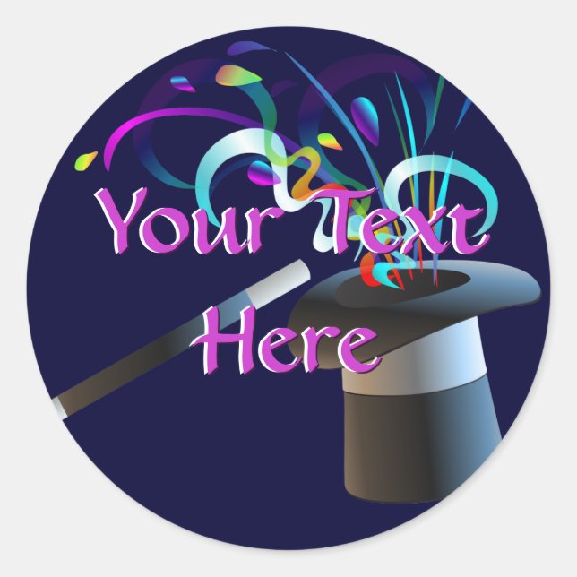 Magic Top Hat Stickers (Front)