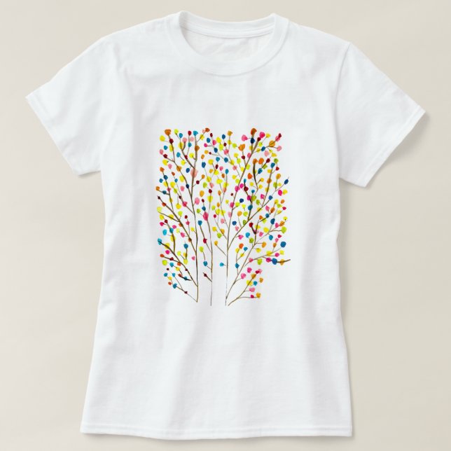 Magic tree rainbow tree T-Shirt (Design Front)