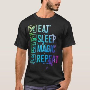 Magic Tricks Magician Eat Sleep Repeat Premium T-Shirt