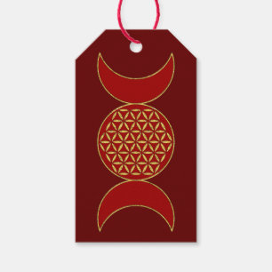 Magic Triple Moon - Spirit Flower Of Life 1 Hoodie Gift Tags