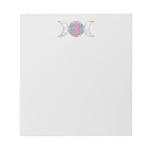 Magic Triple Moon - Spirit Flower Of Life 2 Notepad