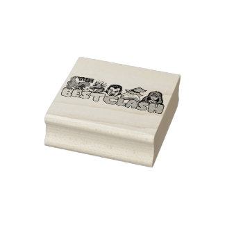 Magic Tyrannosaurus Blue-Dragon Vampire Wizards Rubber Stamp