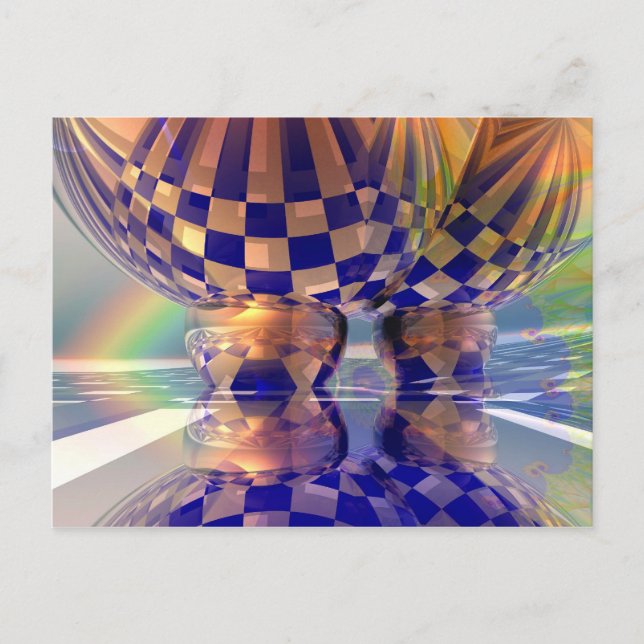 Magic under the rainbow postcard (Front)