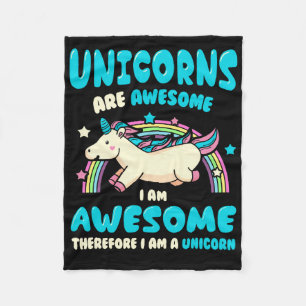 Magic Unicorn Fleece Blanket