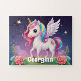 Magic Unicorn Personalised Jigsaw Puzzle