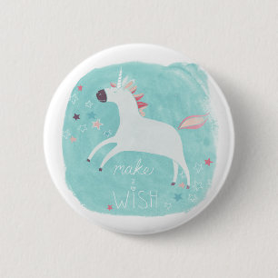 Magic Unicorn Squad - Make a Wish 6 Cm Round Badge