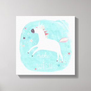 Magic Unicorn Squad - Make a Wish Canvas Print