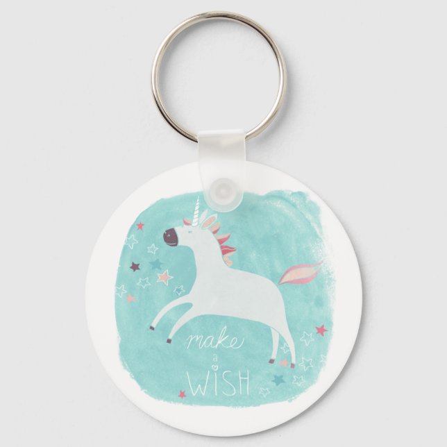 Magic Unicorn Squad - Make a Wish Key Ring (Front)