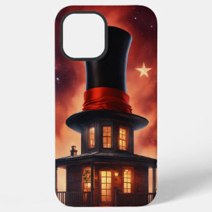 Magic Unveiled: Top Hat & Enchanted House iPhone 12 Pro Max Case
