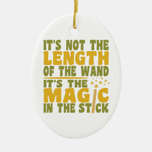 MAGIC WAND custom ornament