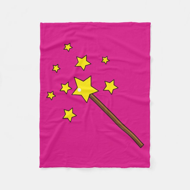 Magic Wand Fleece Blanket (Front)