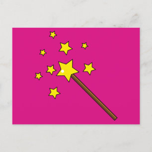 Magic Wand Holiday Postcard