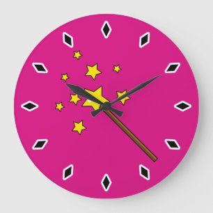 Magic Wand Large Clock