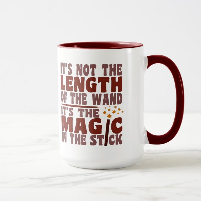 MAGIC WAND mug – choose style & colour (Right)