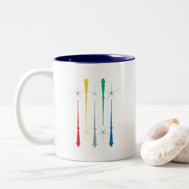 Magic Wands Mug 11oz. Blue (With Donut)