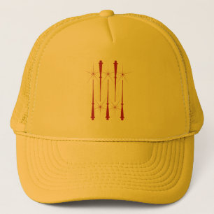 Magic Wands (Red) Trucker Hat (12 colours)