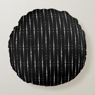 Magic Wands Round Pillow