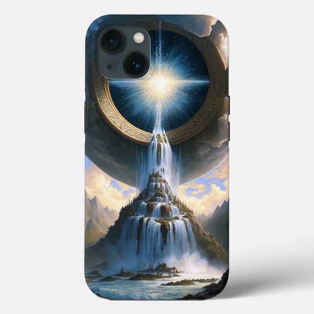 Magic Waterfall Surreal Fantasy Art Case-Mate iPhone Case (Back)