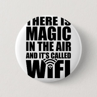 Magic wifi 6 cm round badge