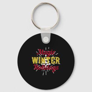 Magic Winter Holidays Key Ring
