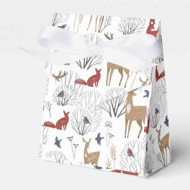 Magic Winter Wonderland Favour Box (Front Side)