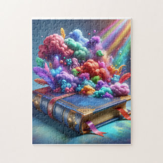 Magic Within the Pages | Colorful Imagination Jigsaw Puzzle