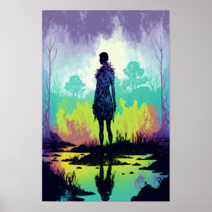 Magic Woodland Psychedelic Poster 2