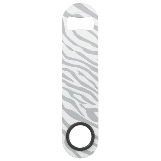 Magic Zebra Stripes Click to Customise Grey Colour (Back)