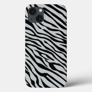 Magic Zebra Stripes Click to Customise Grey Colour iPhone 13 Case