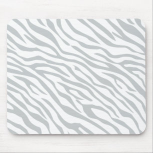 Magic Zebra Stripes Click to Customise Grey Colour Mouse Pad