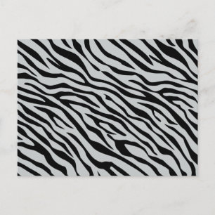 Magic Zebra Stripes Click to Customise Grey Colour Postcard