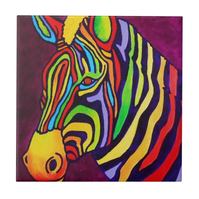 Magic Zebra Tile (Front)