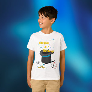 Magical 8th Birthday Theme Party T-Shirt
