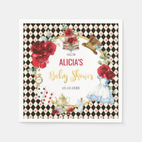 Magical Alice in Wonderland Baby Shower Tea Party