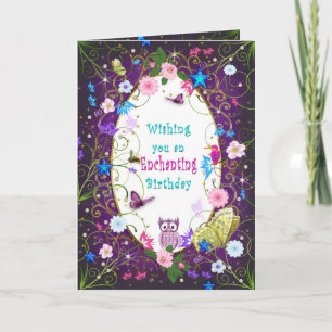 Magical and Enchanting Birthday, Female Card
