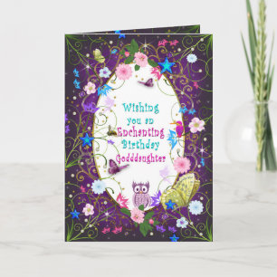 Magical and Enchanting Birthday, Goddaughter Card