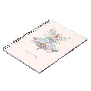 Magical Angel Fairy Pastel Colors Notebook