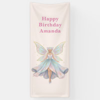 Magical Angel Fairy Pastel Colours Birthday