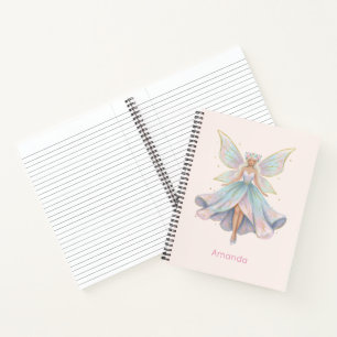 Magical Angel Fairy Pastel Colours Notebook