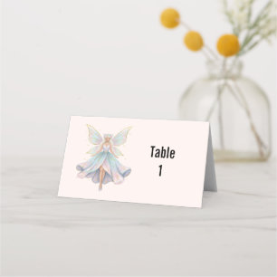 Magical Angel Fairy Pastel Colours Place Card