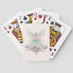 Magical Angel Fairy Pastel Colours Playing Cards