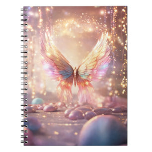 Magical Angel Wings Glitter Notebook