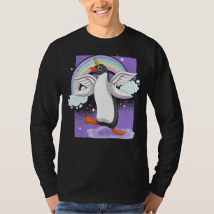 Magical Animal Antarctica Cute Penguincorn Unicorn T-Shirt