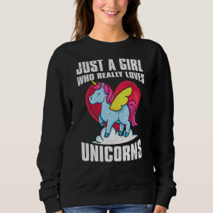 Magical Animal Girls Women Fantasy Fairy Tale Uni Sweatshirt