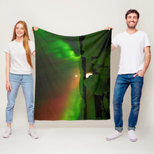 Magical Aurora Fleece Blanket
